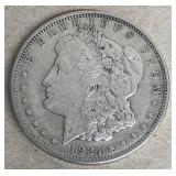 1921 Morgan silver dollar