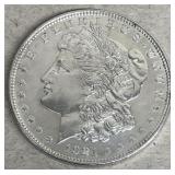 1921 Morgan silver dollar