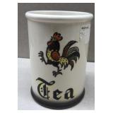 Metlox Poppytrail Rooster tea holder