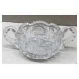 Crystal glass Sugar bowl