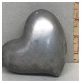 Heart shaped chime metal