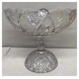 Dessert dish with purple tone glass