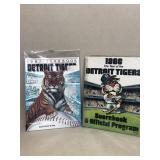 1986 1987 Detroit Tigers yearbook magazines