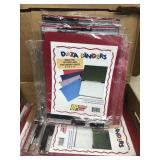 Office supply data binders 9 1/2 x 11" new in