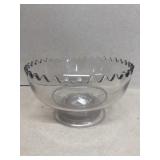 Glass pressed ball high lead content 9 1/2 i