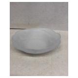 Frosted glass dish