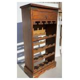 Pine Wine Rack cabinet