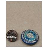 2 UAW Pins