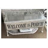 Welcome to the porch table