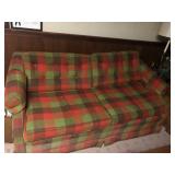 Plaid sofa