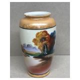 Hand painted decorative vase