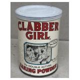 Clabber girl baking soda advertising Can