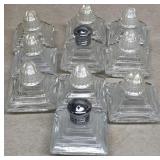Glass salt shakers
