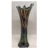 Carnival glass vase