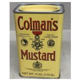 Colmans Mustard Can