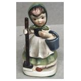 Cleaning time figurine