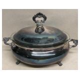 Rogers silver company server with lid