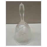 Fenton Glass Strawberry Pattern Bell