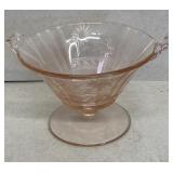 Pink depression dish