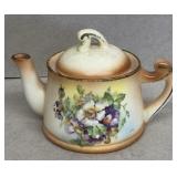 Hand painted tea pot