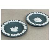 (2) wedgewood plates, small