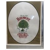 Harmony corn meal bag framed