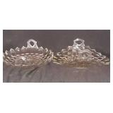 Pair Of Double Handled Fostoria American Bowls