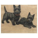 Scottie dog painting