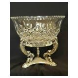 Godinger Base With Lead Crystal Bowl (Dolphins O