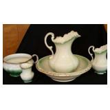 5 PCS Of Early Pitcher/Bowl Set