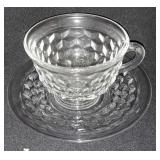 Fostoria American 10 Cup/11 Saucers