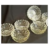 10 Fostoria American Berry Bowls 1 Little Larger