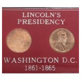 Lincoln presidency pennies 2009