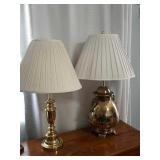 2 Brass Lamps