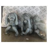 Hear no evil see no evil Rozen monkeys