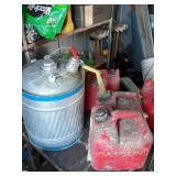 5 Gas Cans 1 Is Galvanized With Product