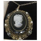 Cameo necklace