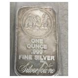 Silver 1 ounce silver bar