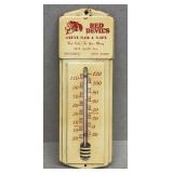 Red devil lighter advertising thermometer