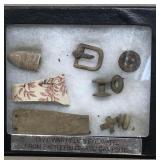 Civil War relics excavated from battlefield and