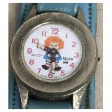 Raggedy Ann wrist watch