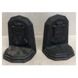 Cast iron bookends 1897