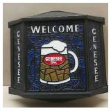 Genesee Beer Advertising Plastic Luminated Sign