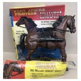 Marx Comanche Calvary horse 11 1/2 inches with