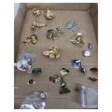 Costume jewelry pins