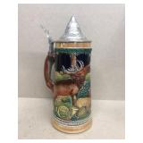 Grazit Beer stein with moose and other animals