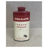 Vintage Colgate tooth powder can