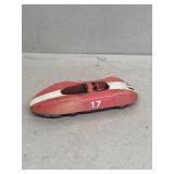 Race car metal vintage