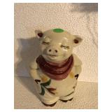 Pig cookie jar