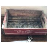 Coca-Cola crate and Coca-Cola bottle opener